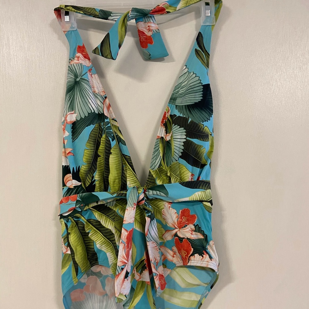 Swimsuit, halter style, gently worn.